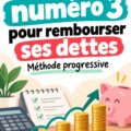 Femme souriante utilisant une calculatrice pour gérer ses dettes