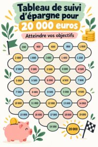 Femme utilisant un tracker d'épargne pour gérer ses finances